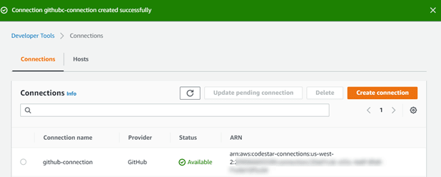 Redshift GitHub - View Connection list